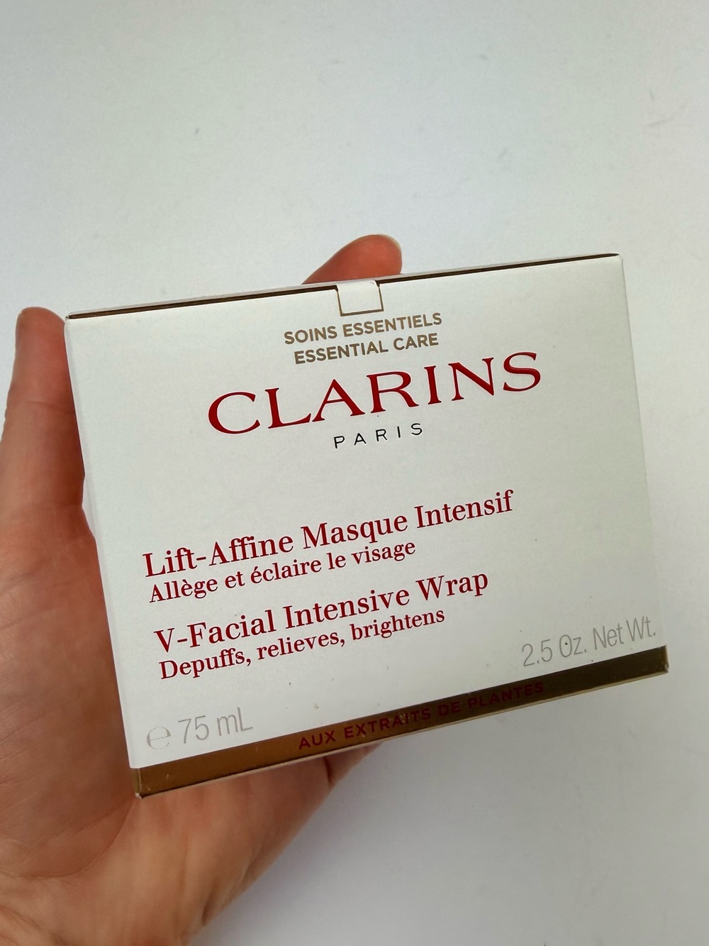 Clarins V-Facial Intensive Wrap Mask NIB
